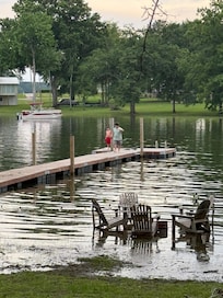 The floating dock