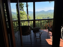 Top deck off M BR is perfect for lingering over coffee.