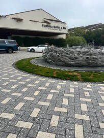 Front of hotel