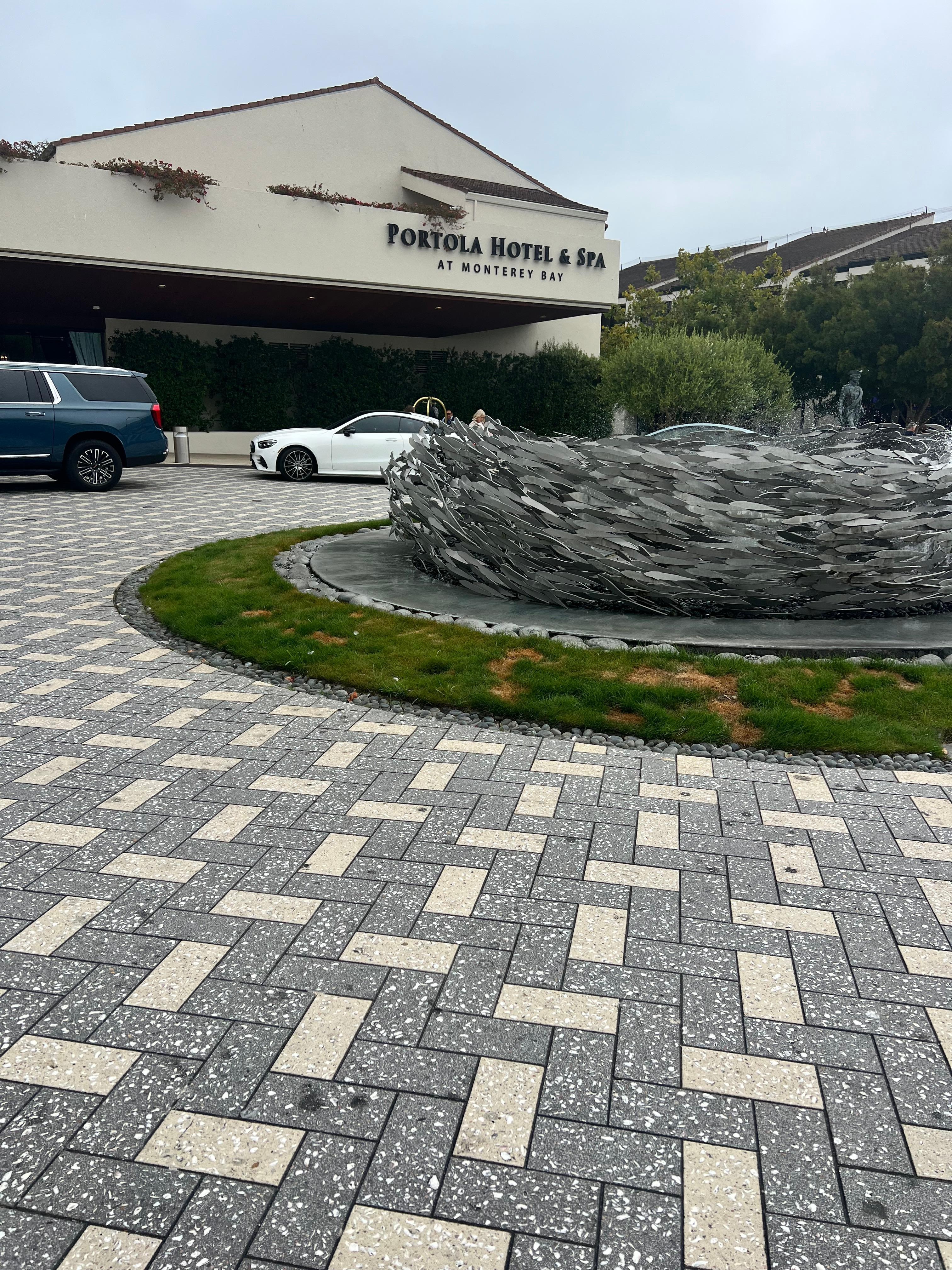 Front of hotel