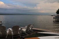 View from the Adirondack chairs, looking ESE
