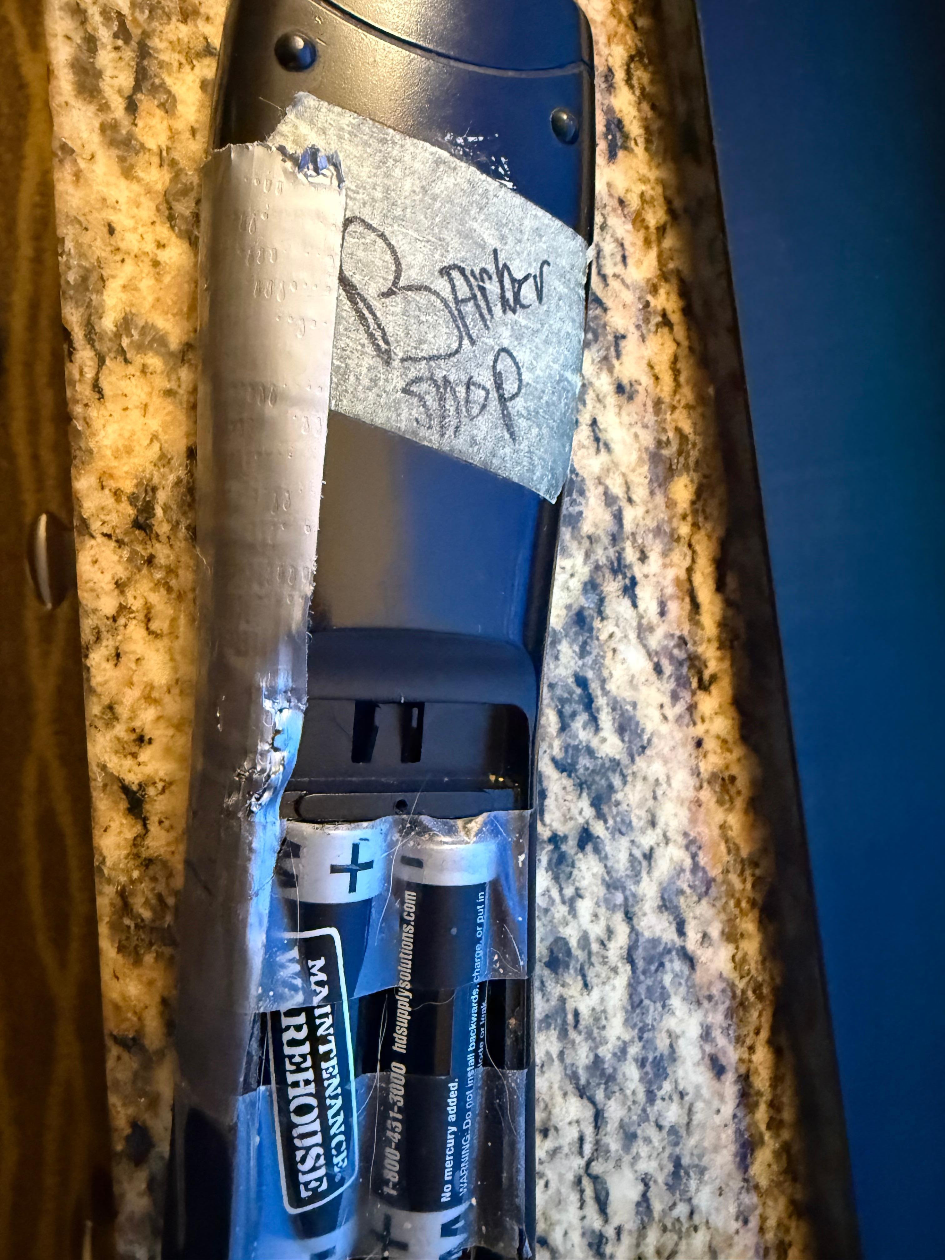 None of the remote controls work with any of the TVs regardless of the room you’re in.