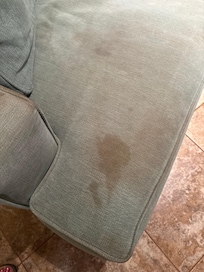 Stained/dirty chair ( both were like this)