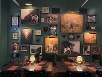 Daniel and the Dog pub decor. 😍