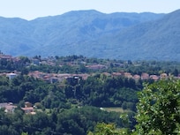 Die Aussicht von der Terrasse