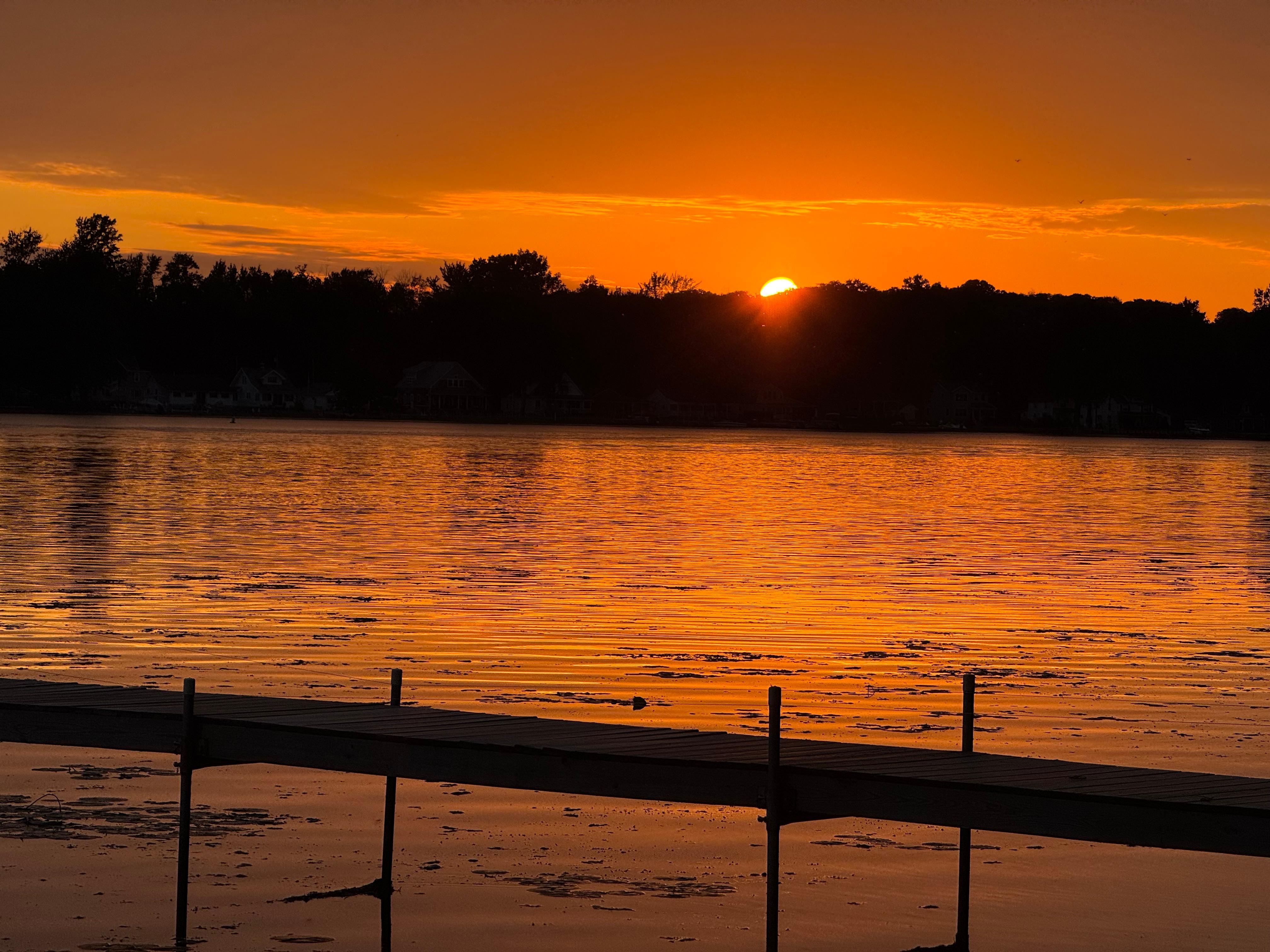 Sunset from the dock