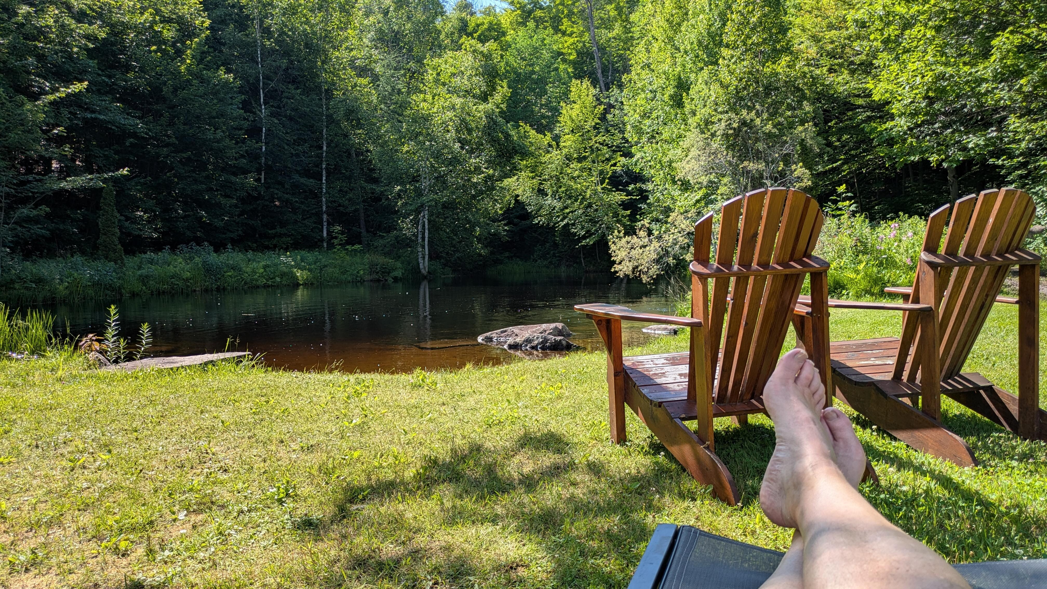 Outdoor relaxing area
