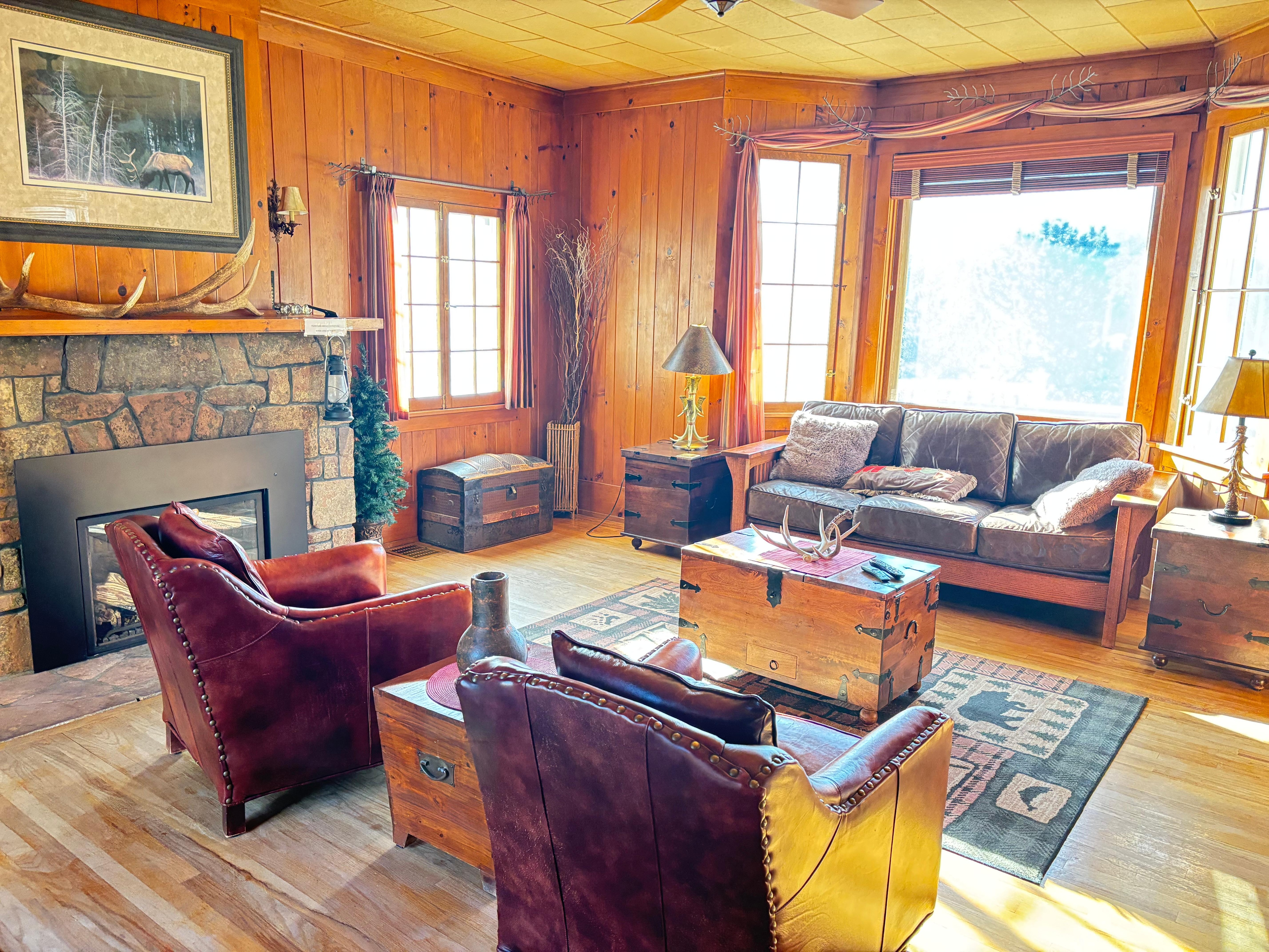 Beautifully decorated living room