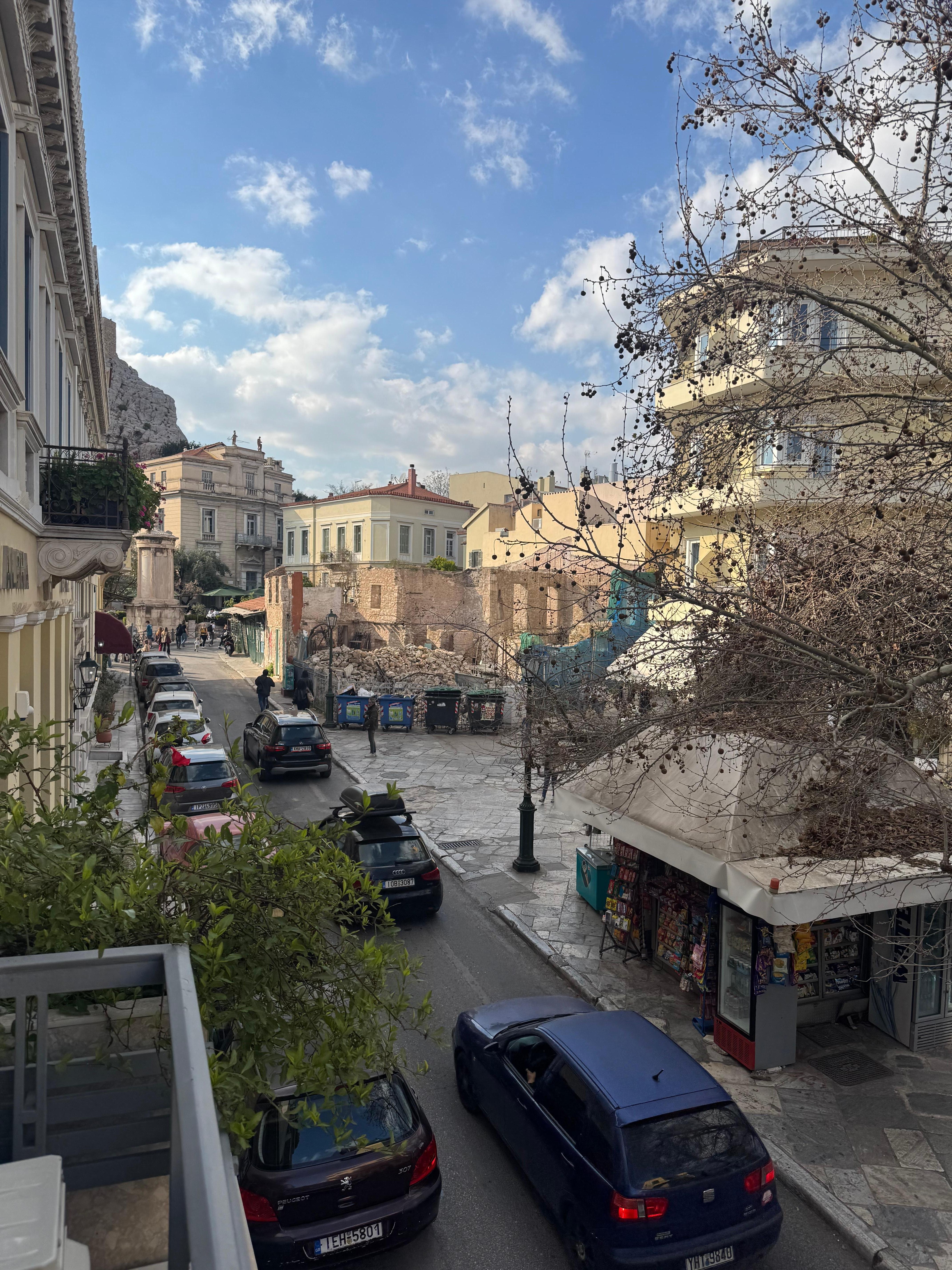 View from Athena balcony 