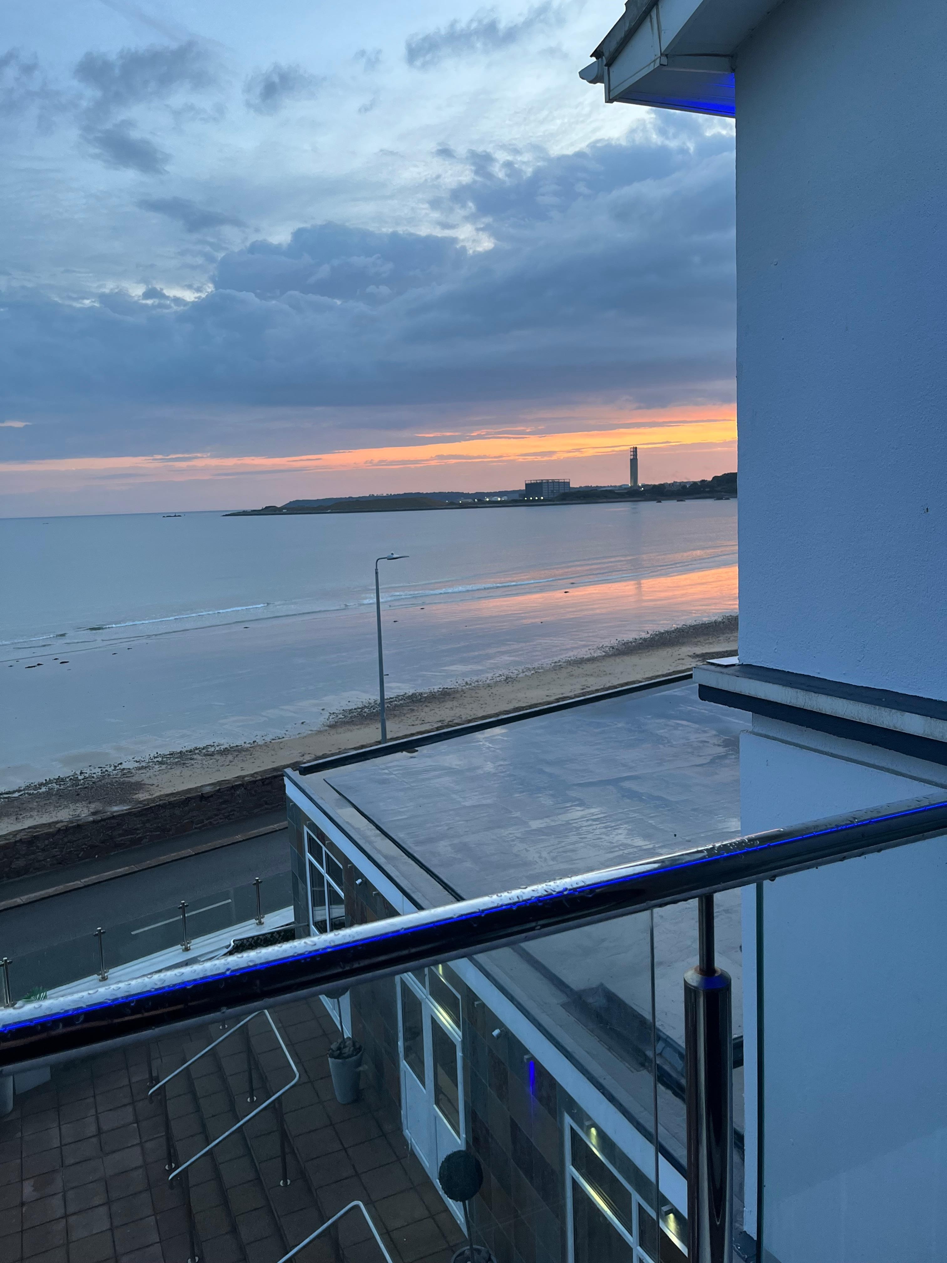 The view from our bedroom, from the balcony