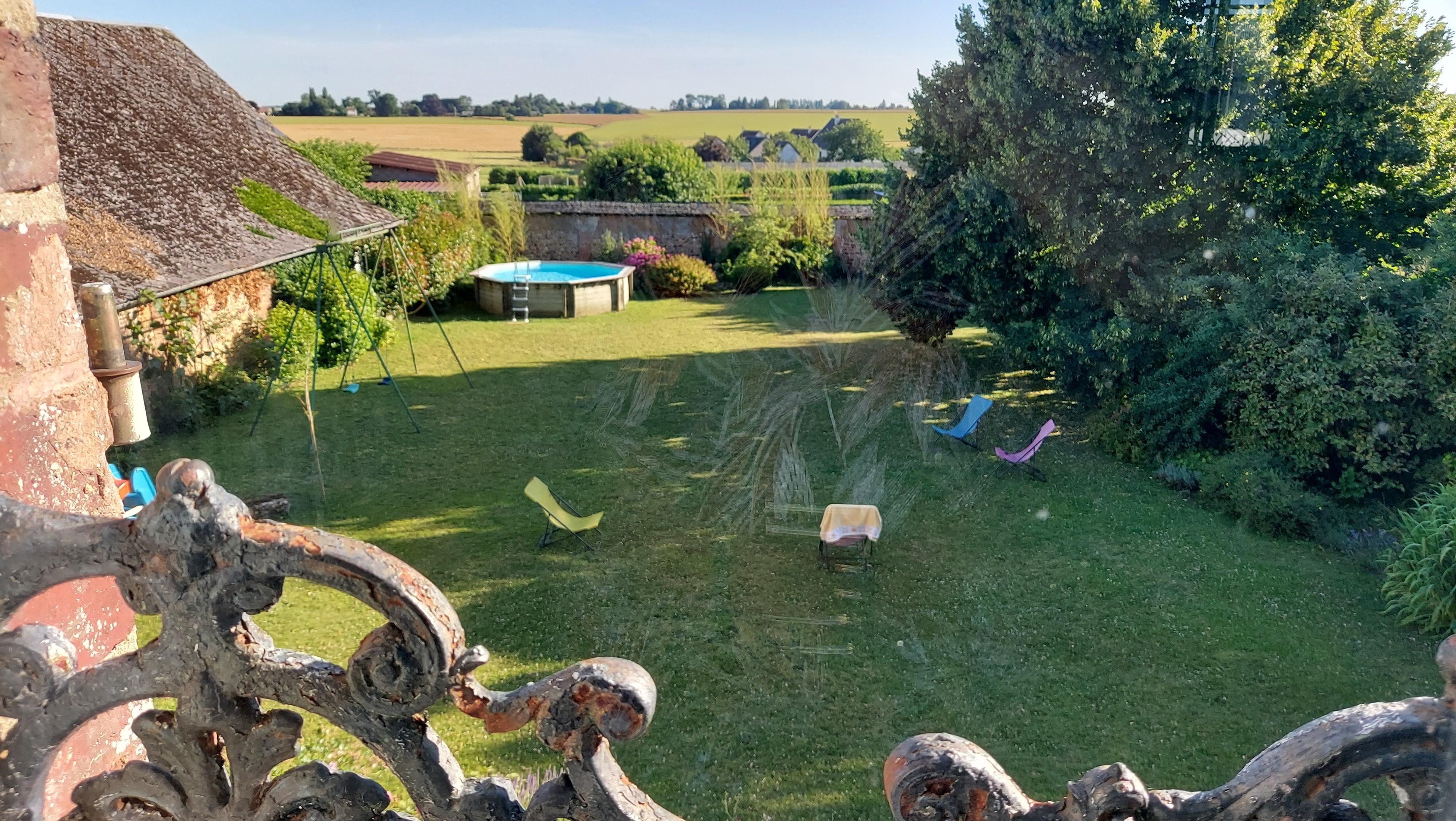 Vue depuis le premier étage. 