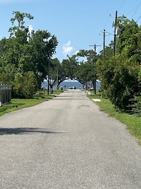 The beach is literally right down the street!