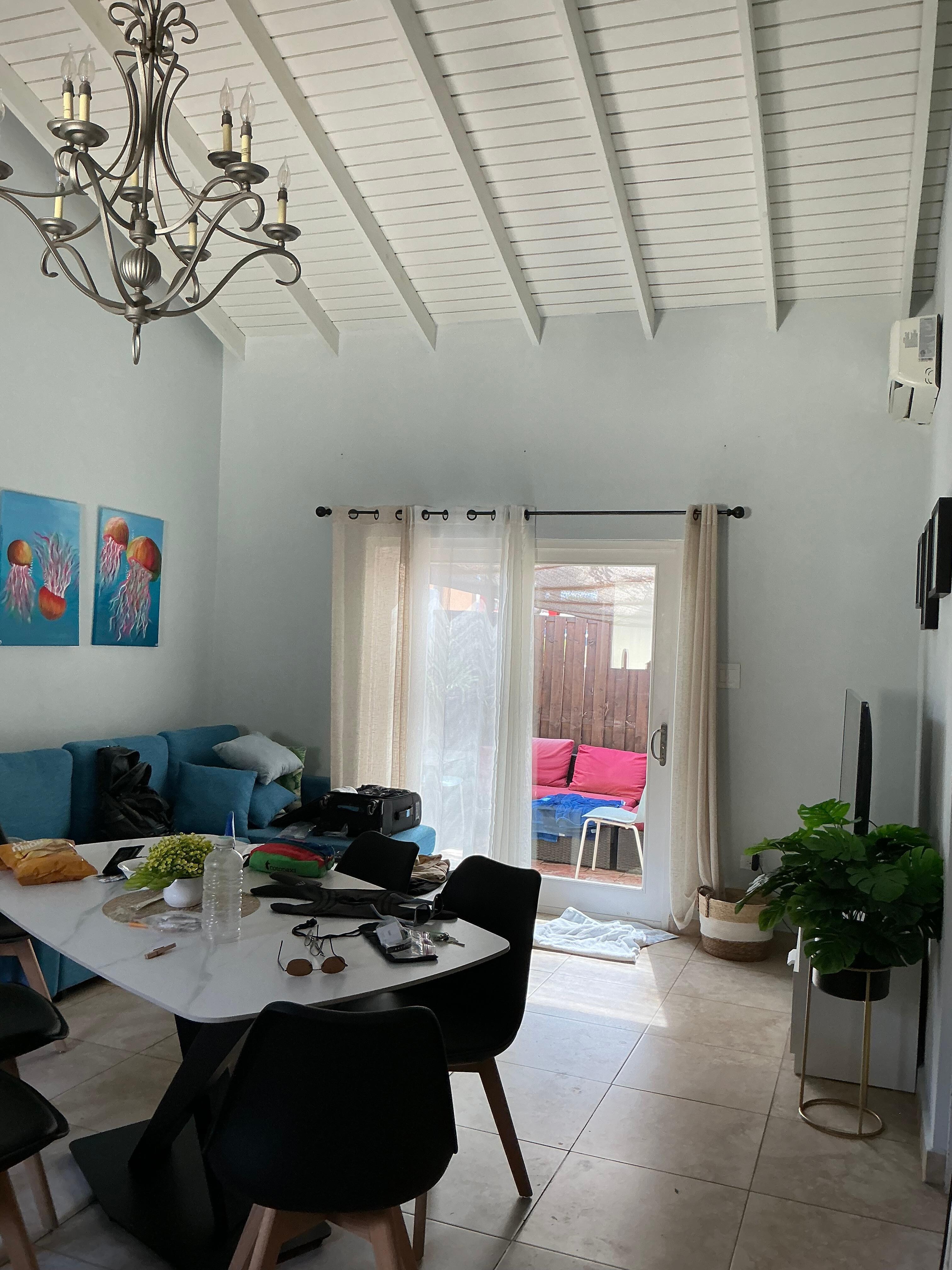 From front door to patio