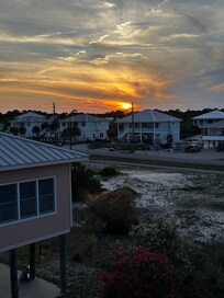 Sunset from balcony