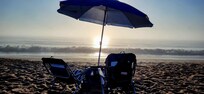 Beautiful beach sunrise