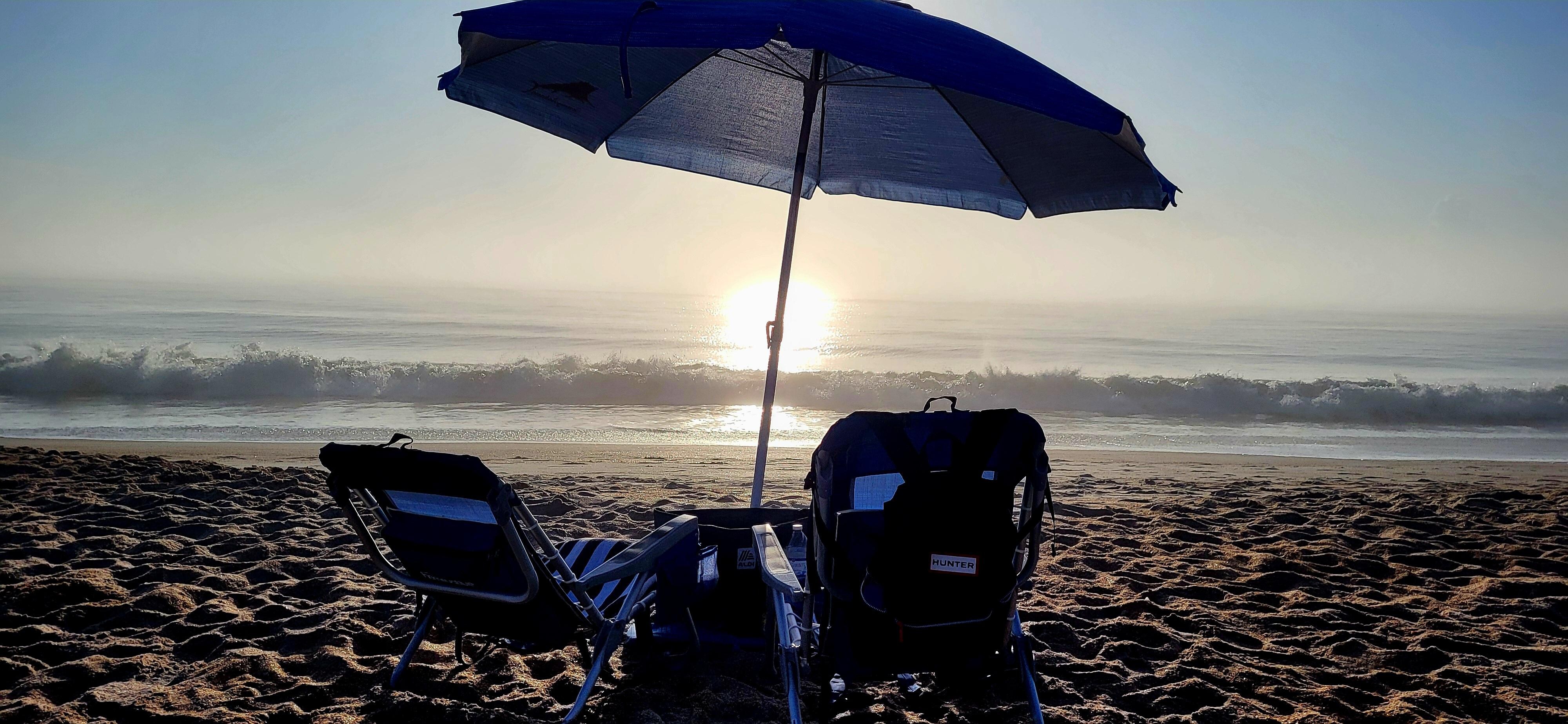 Beautiful beach sunrise