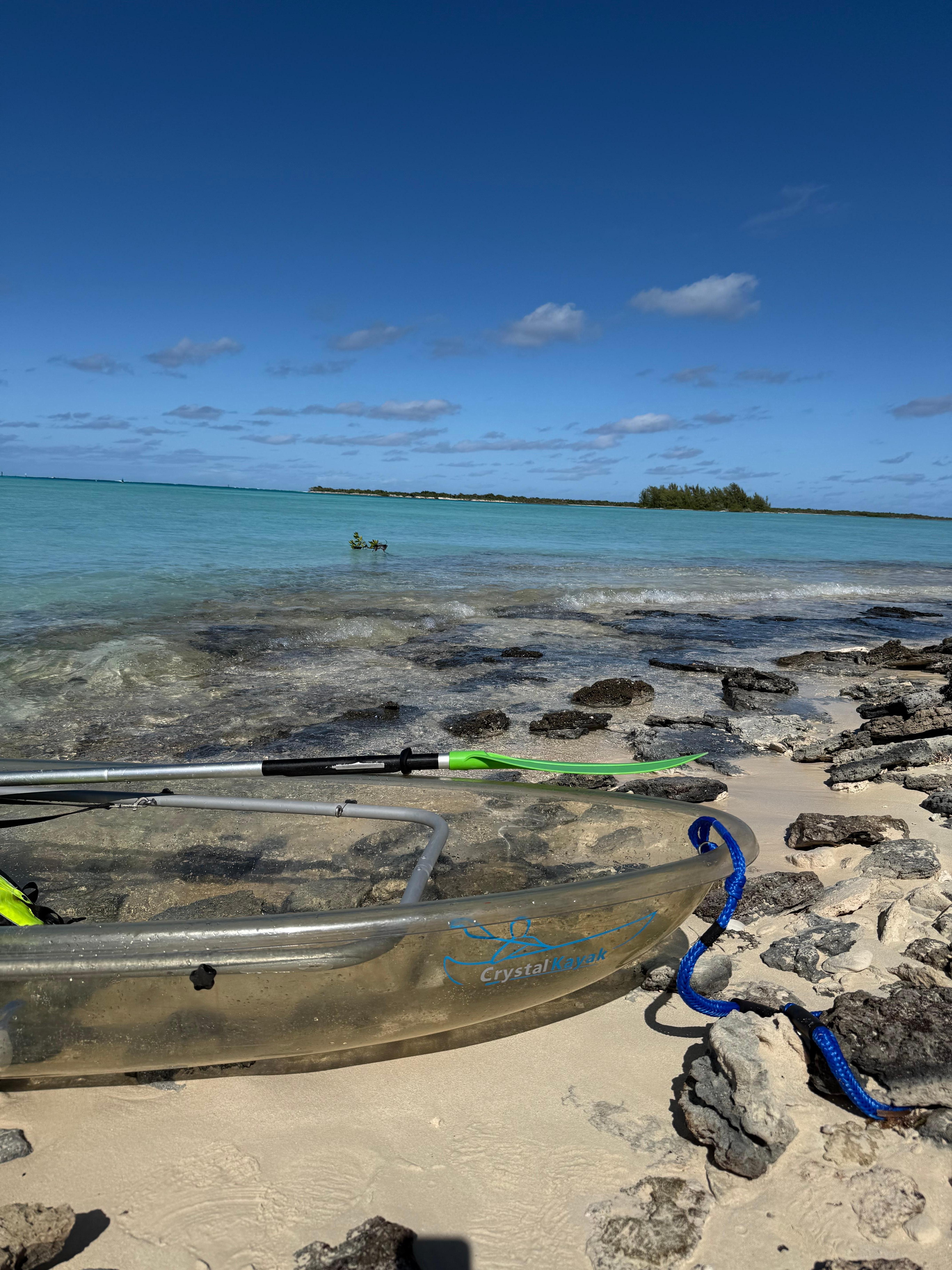 Clear water kayak through the mangroves is a must.