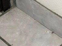 Debris all over floors, not even swept let alone mopped