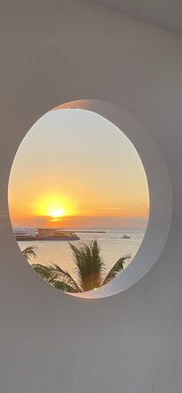 From one of the balconys