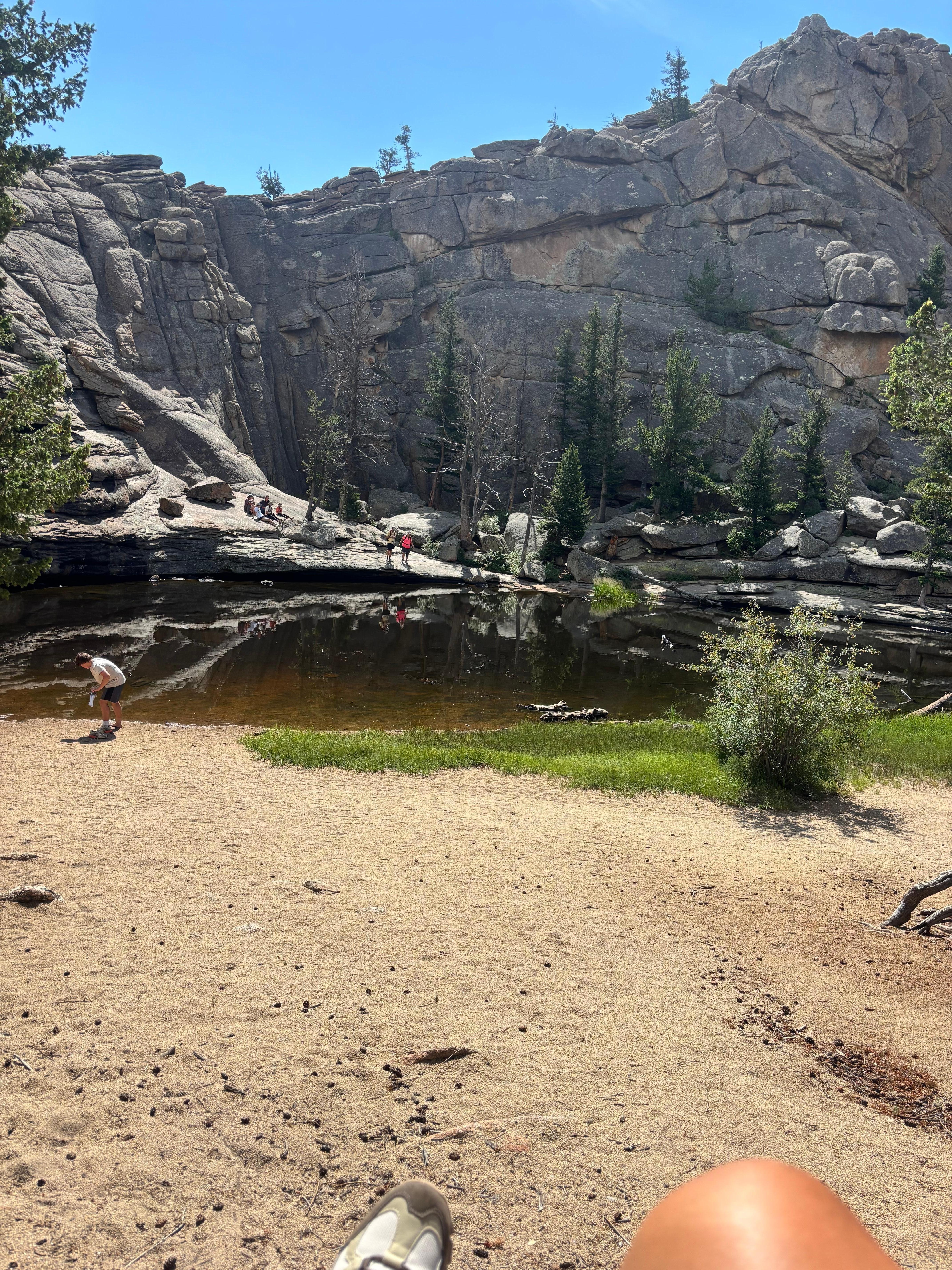 Gem lake which is right down the road.. great 4 miles 