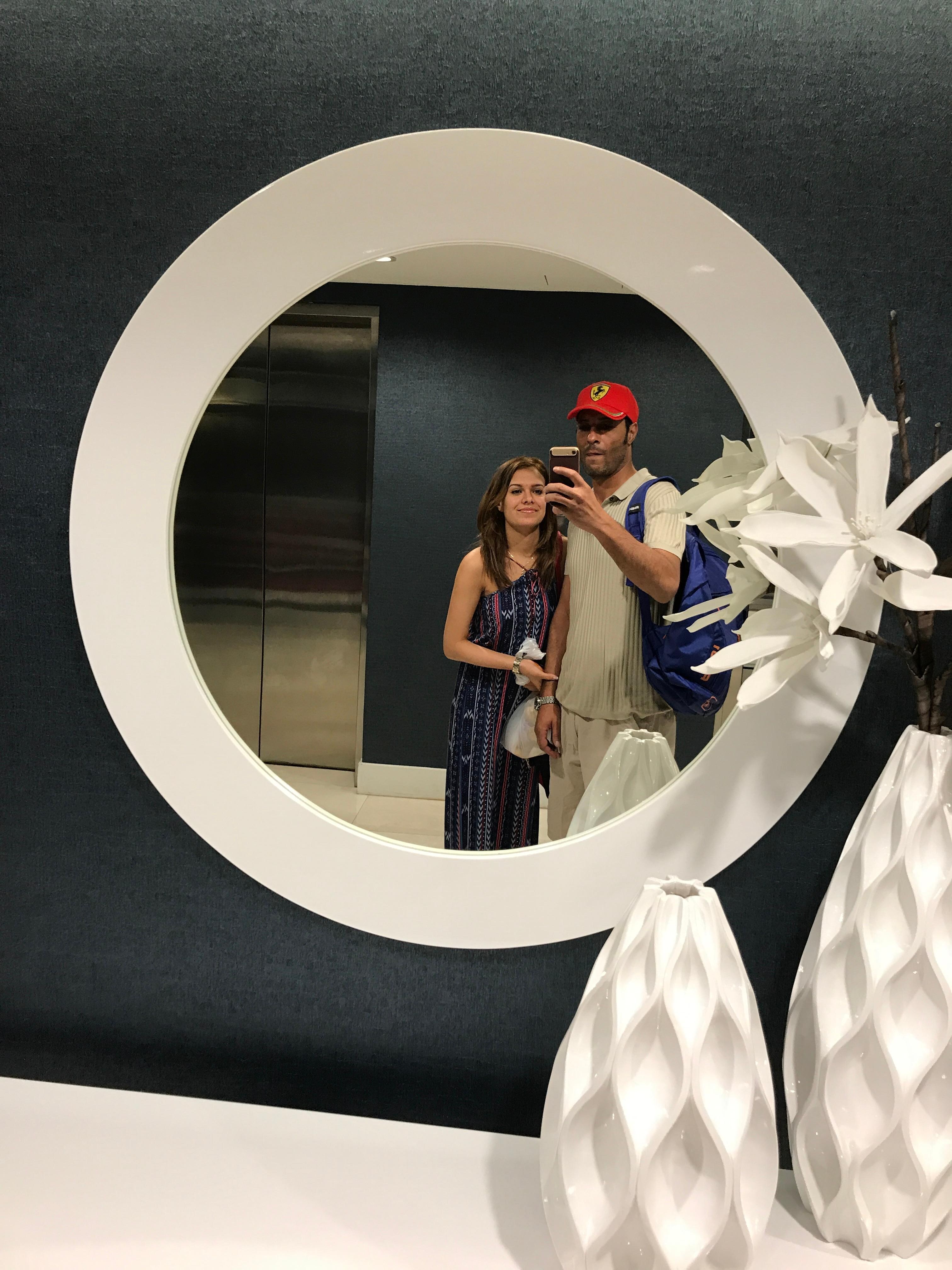 Waiting for the elevator