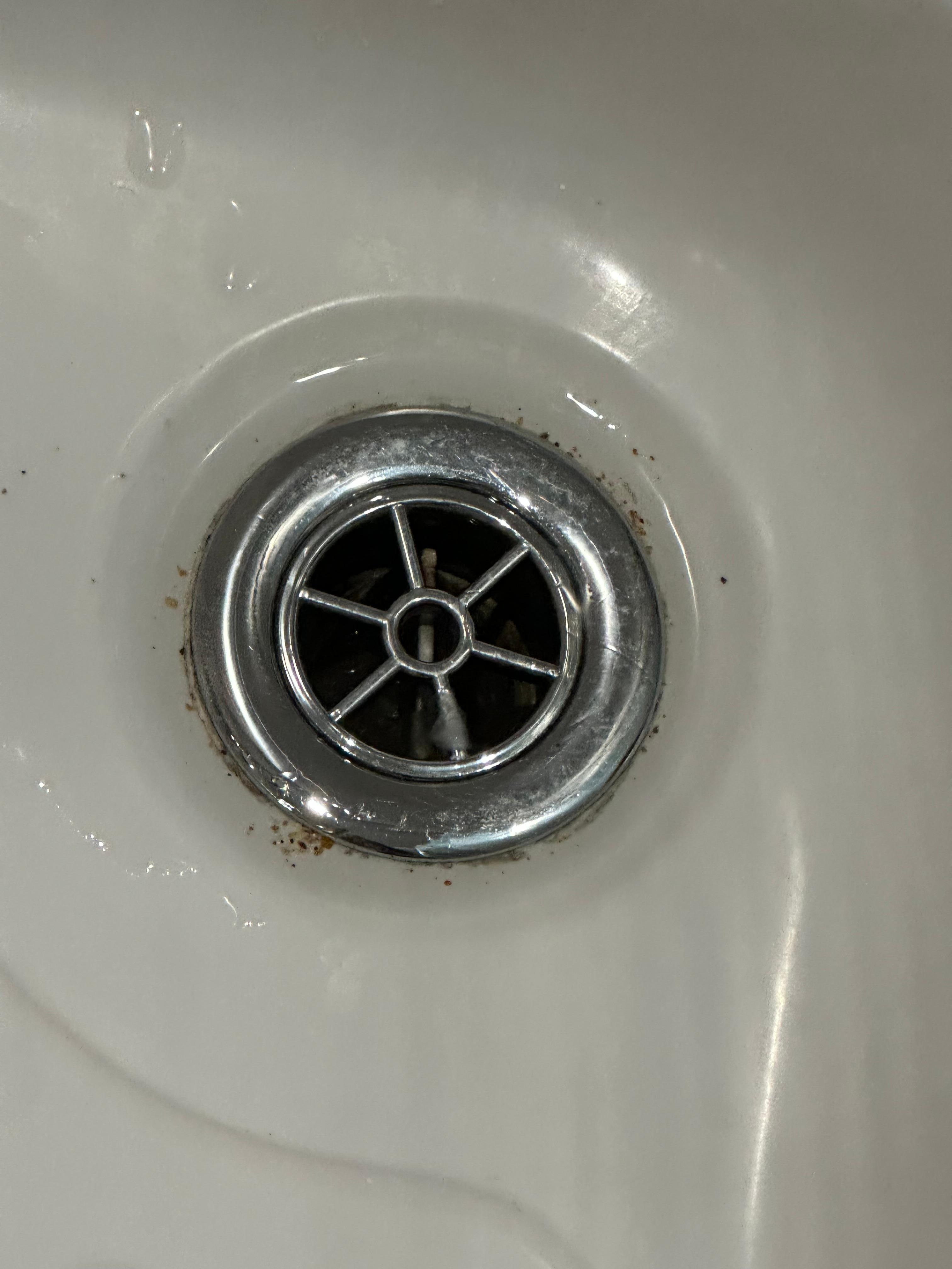Sand/ grit in drain 