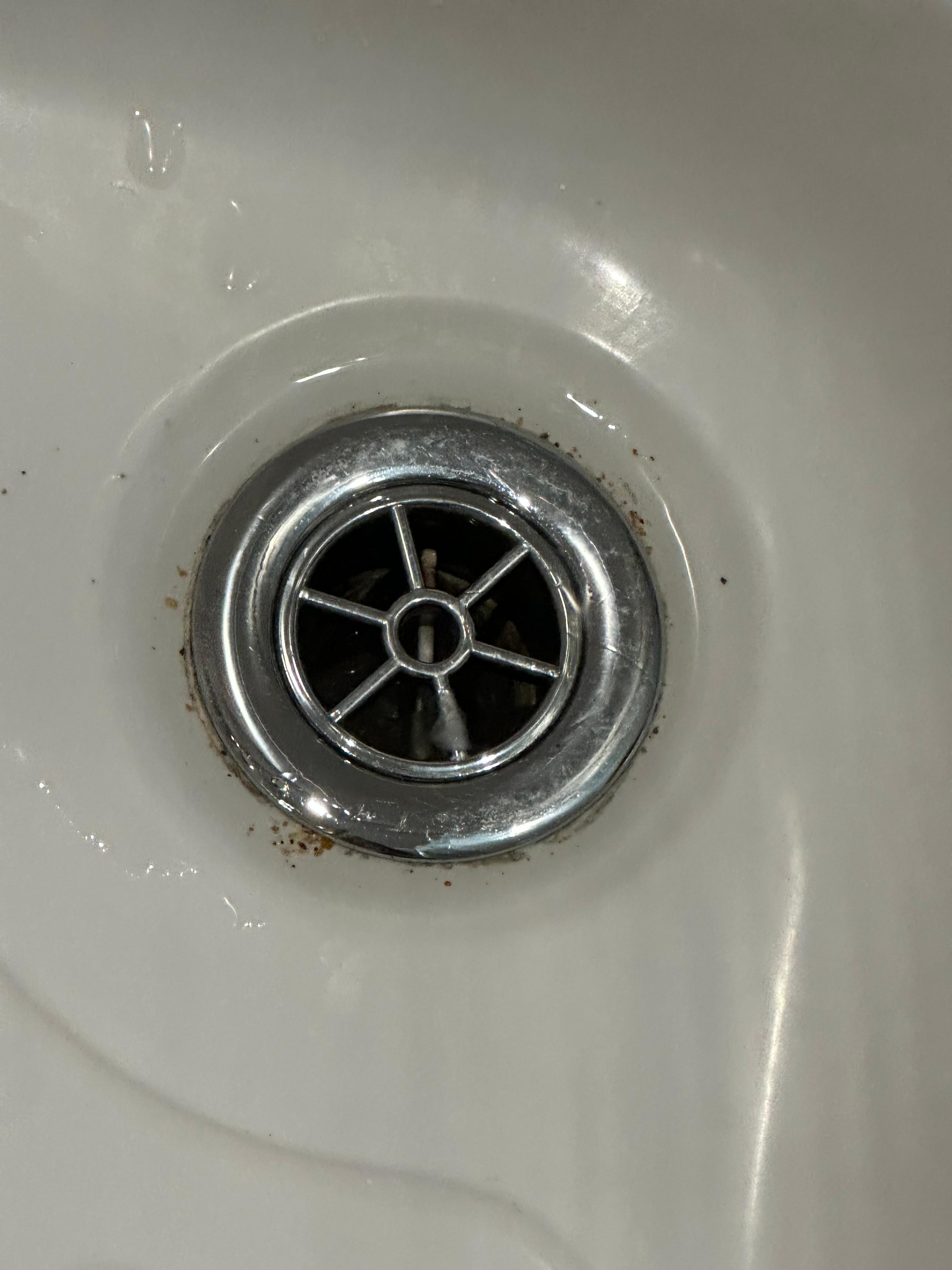 Sand/ grit in drain 