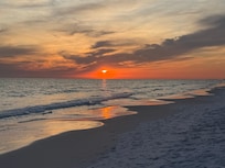 Beautiful sunsets just steps away from the condo. ❤️