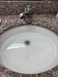 The clogged sink
