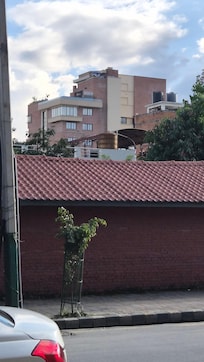 The hotel from a distance