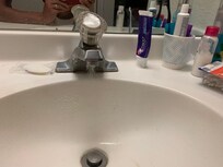 Water coming out like a spray all over sink