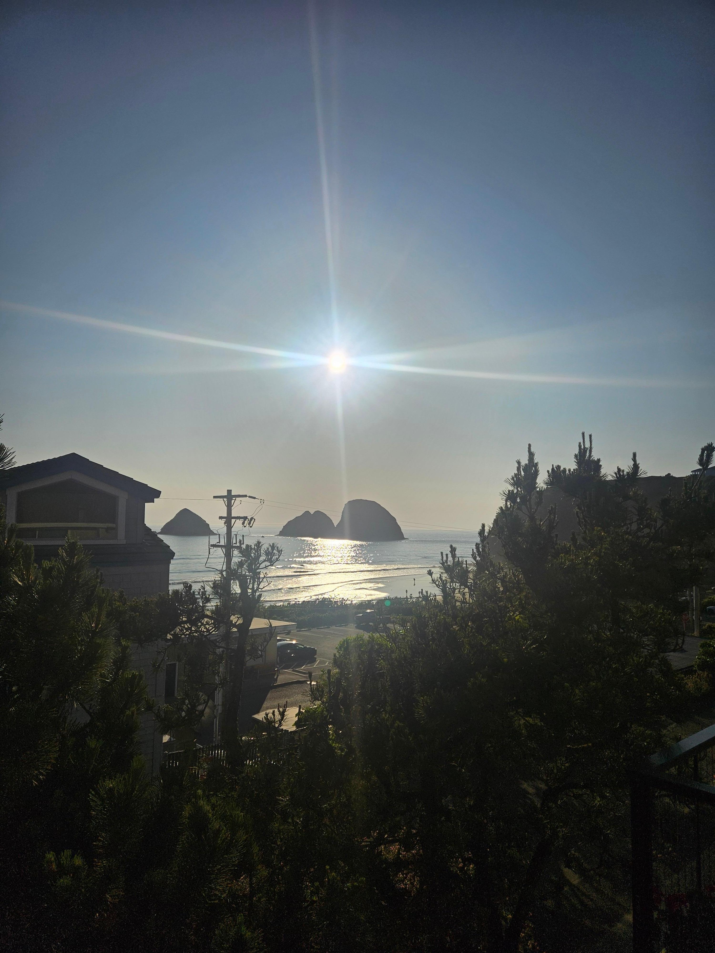 View to the right from the house.