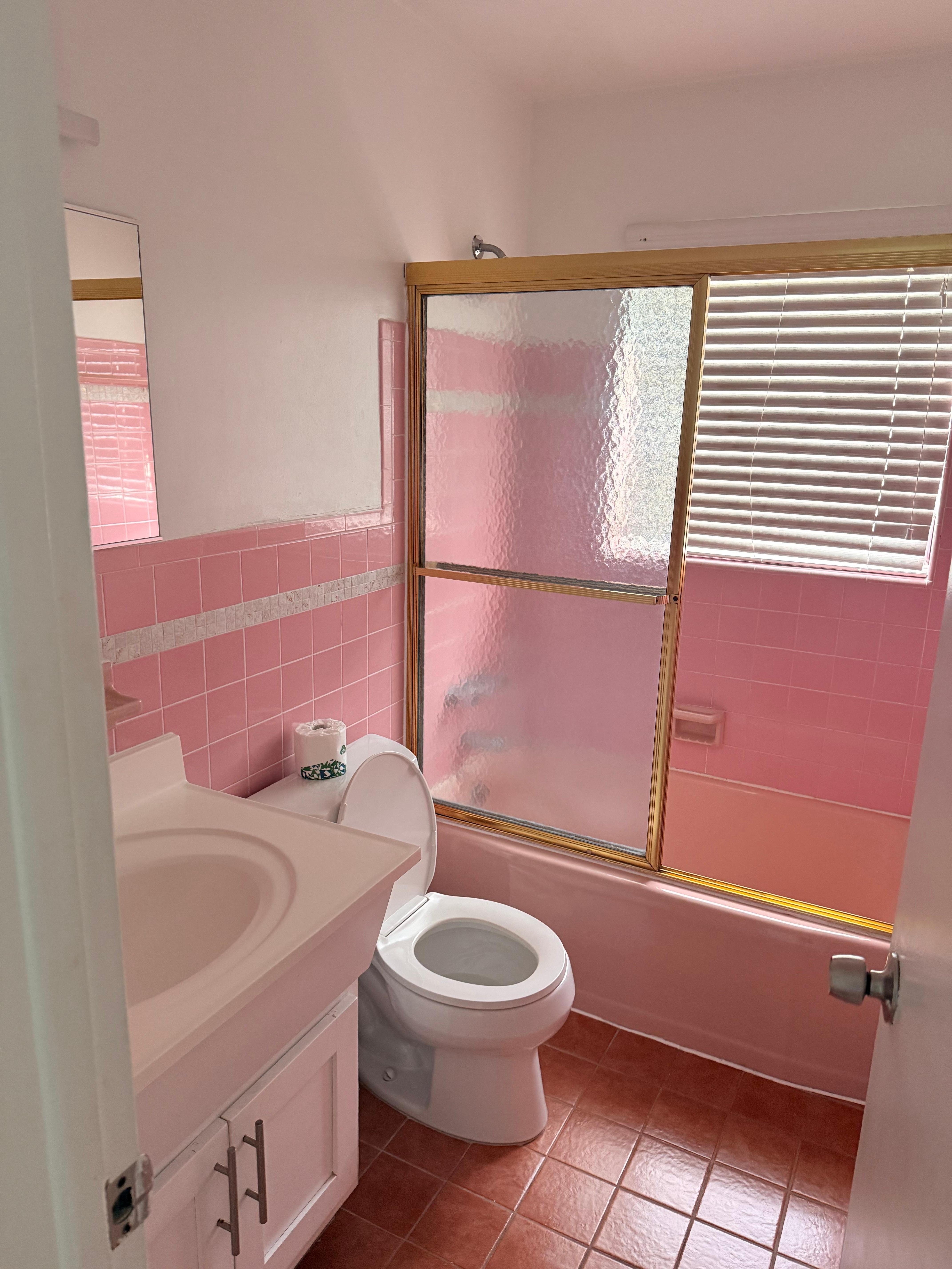 The bathroom was the only very dated room but was cute and clean. 