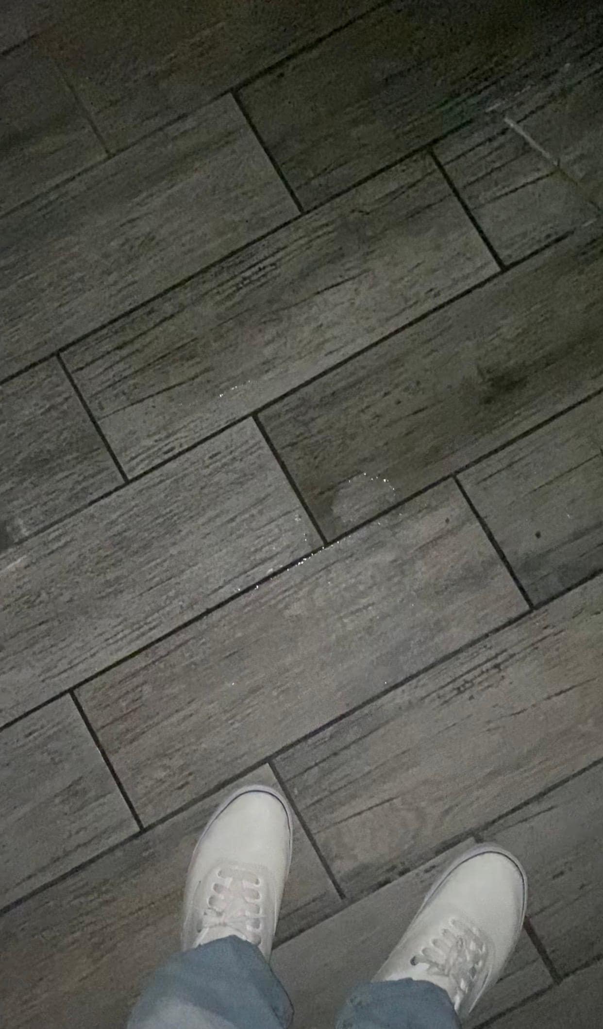 Floors soaked with water from roof leaking 