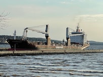 Saw many vessels come through lift bridge.