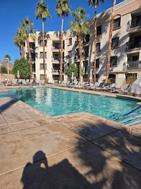 Heated pool and spa.