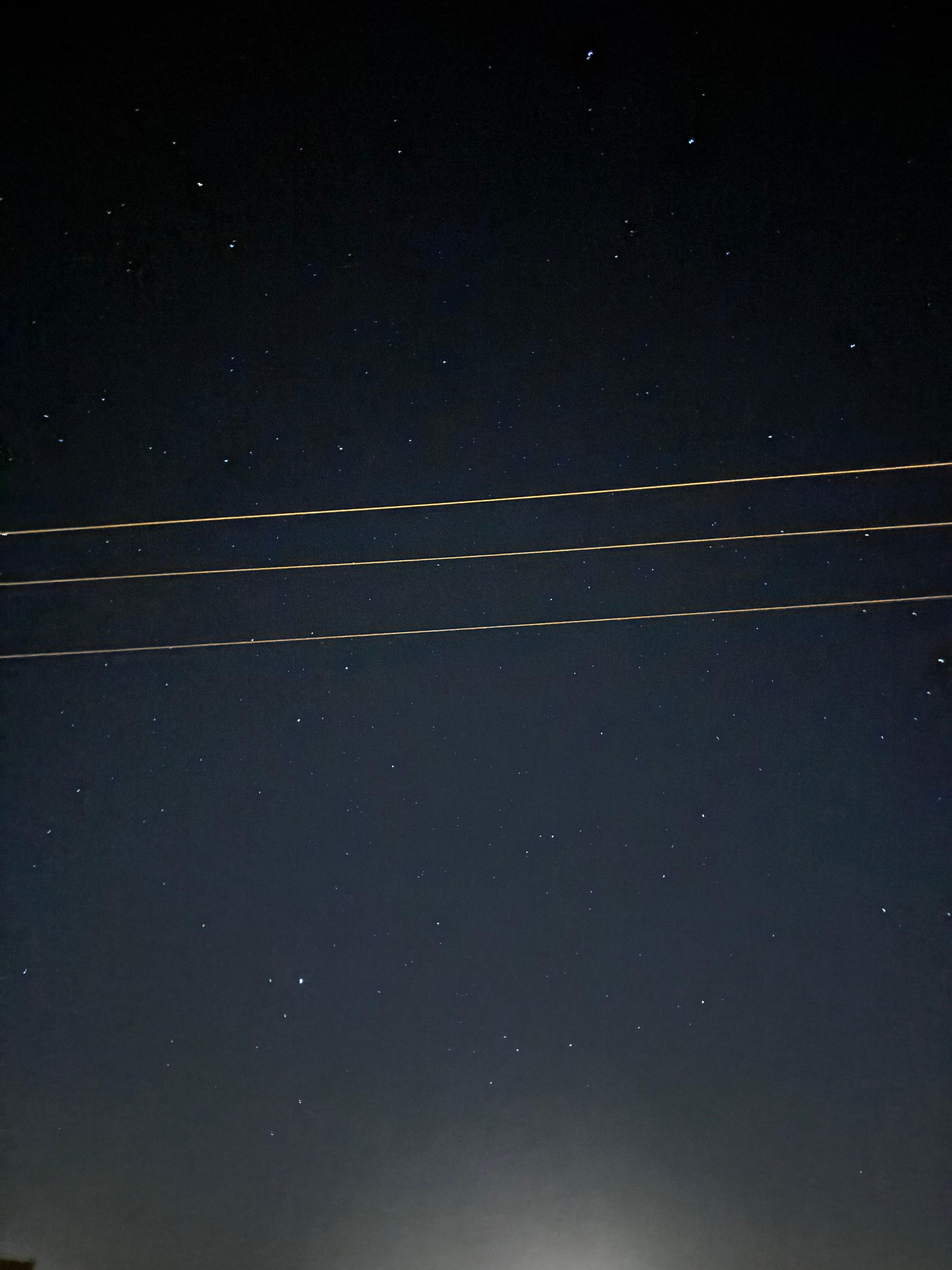 View from the rooms patio at night, low light pollution meant that it was the perfect spot to stargaze with a cup of tea