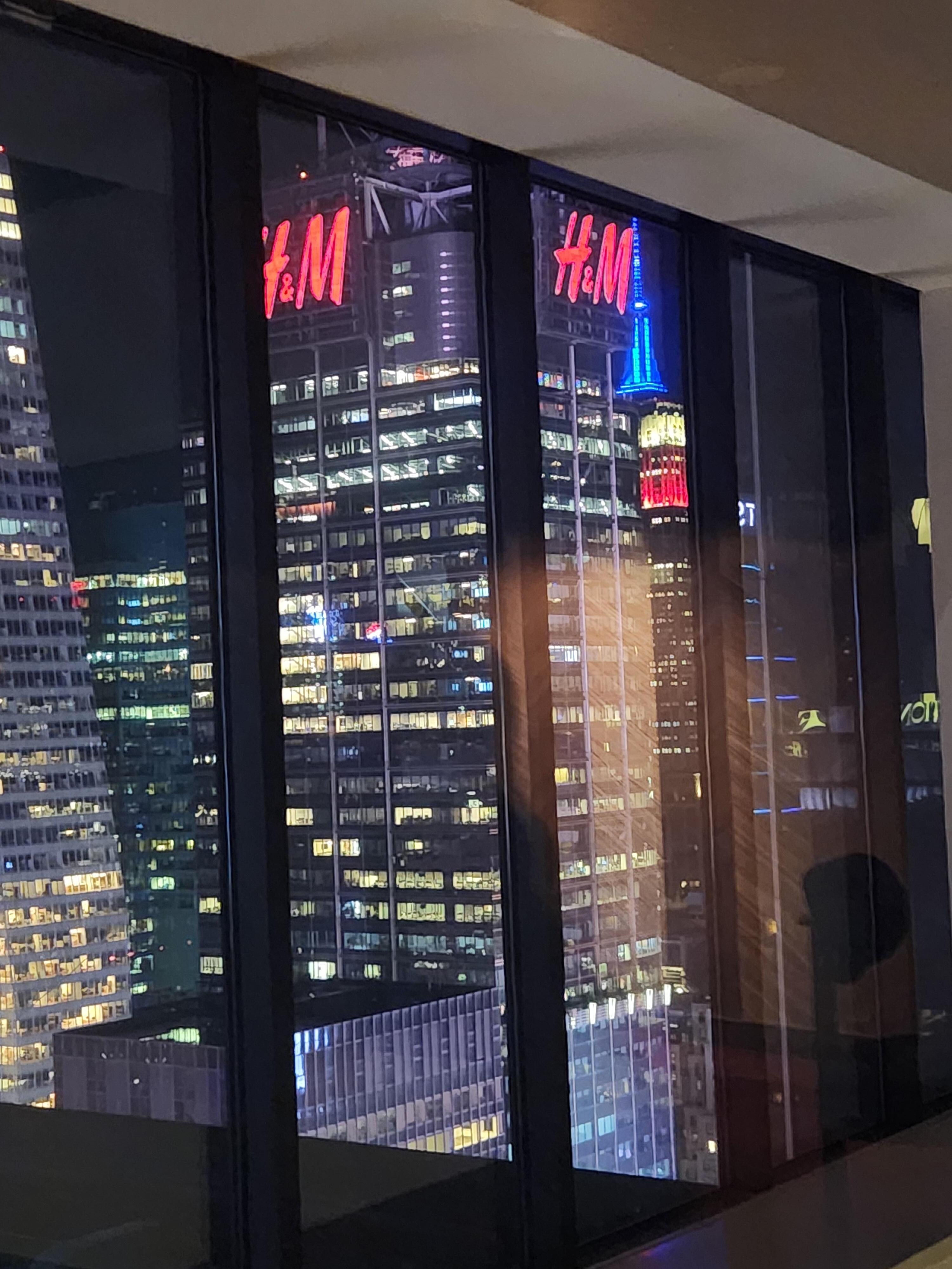Room view at night
