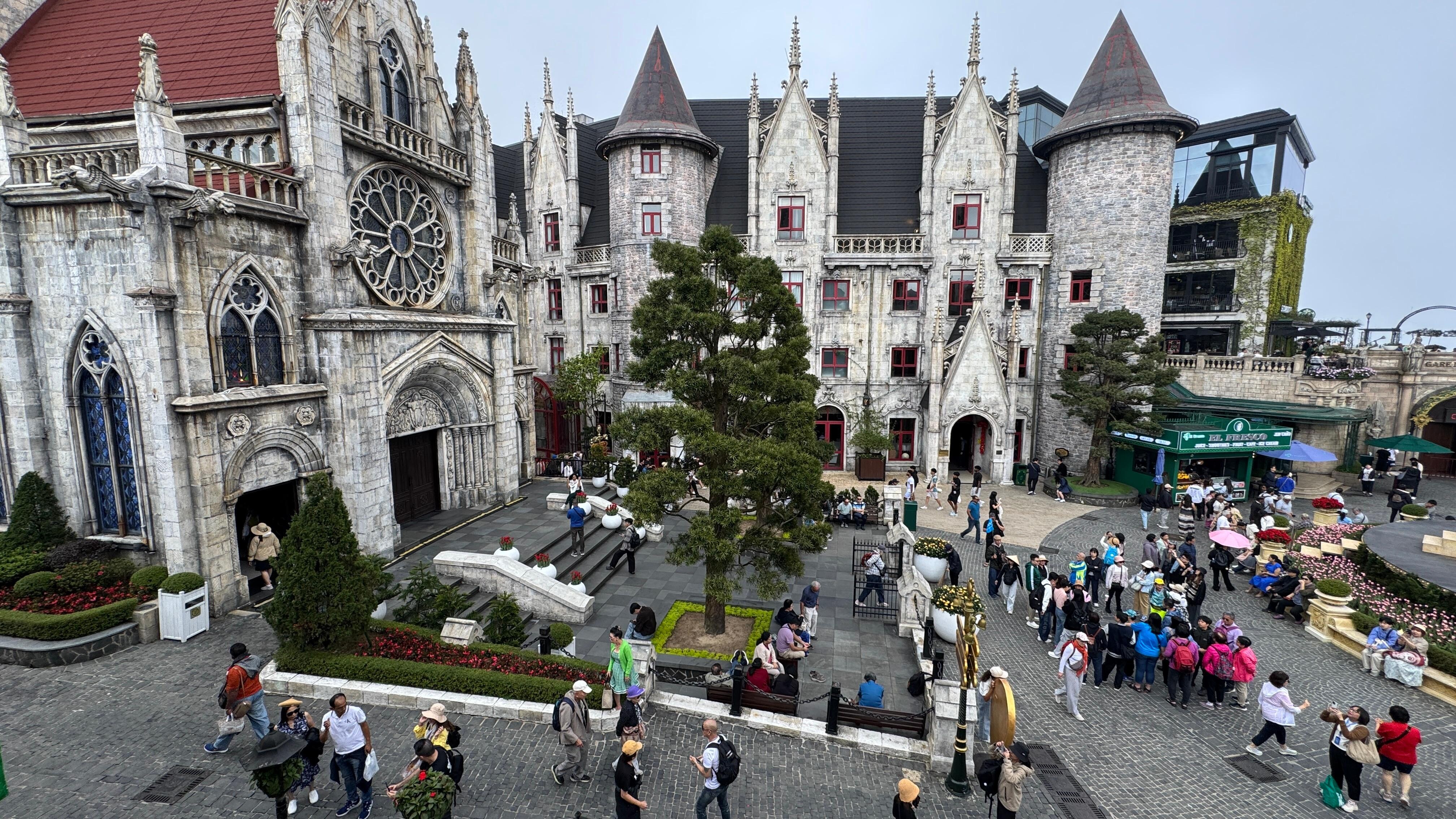 View from our balcony!