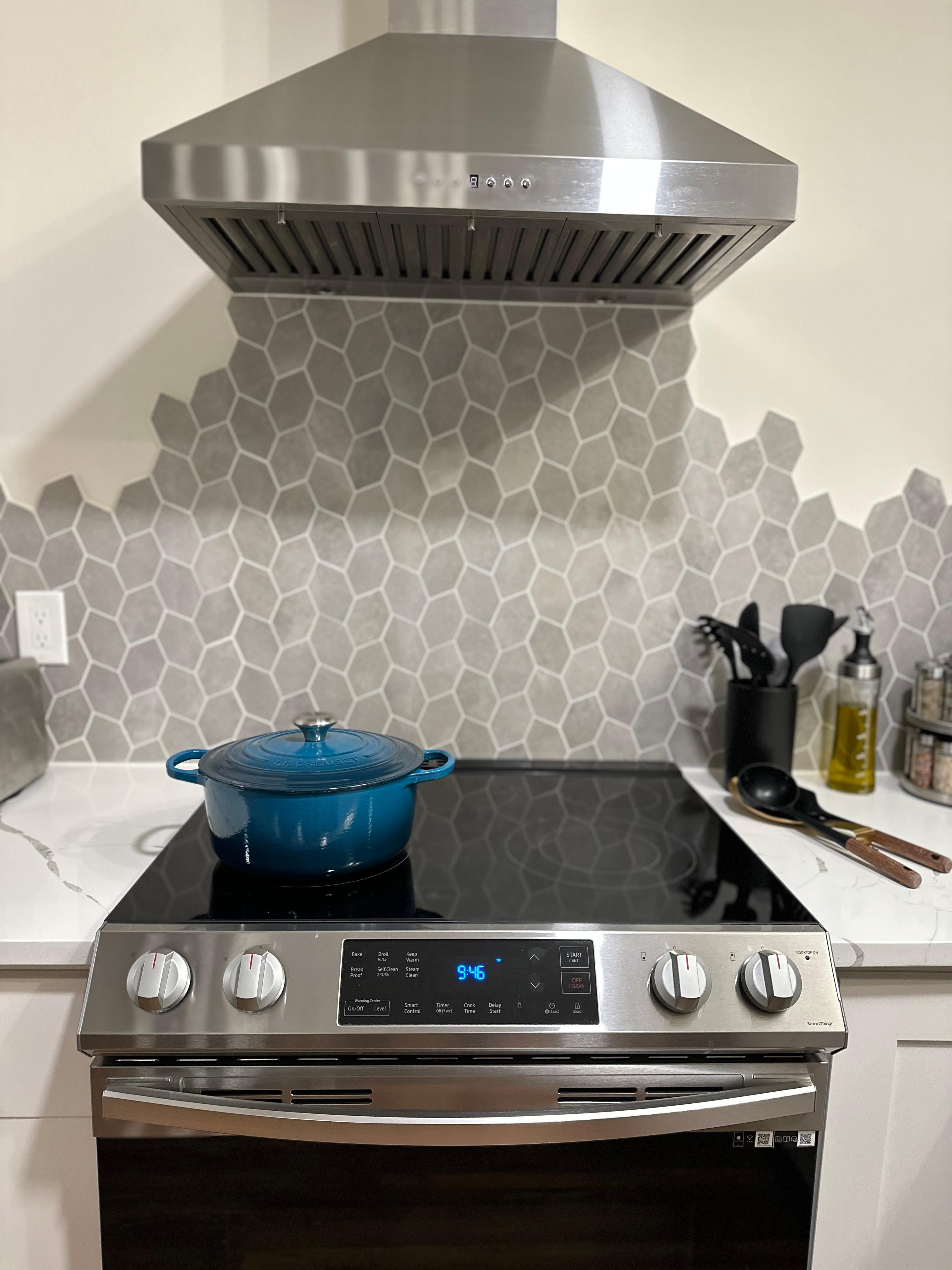 Our Dutch oven bit in perfectly with the rest of the gourmet kitchen!