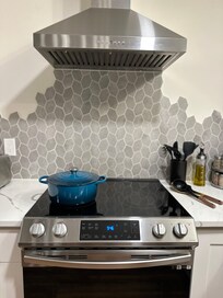 Our Dutch oven bit in perfectly with the rest of the gourmet kitchen!