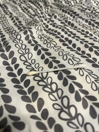 Used cotton swab in bedsheets