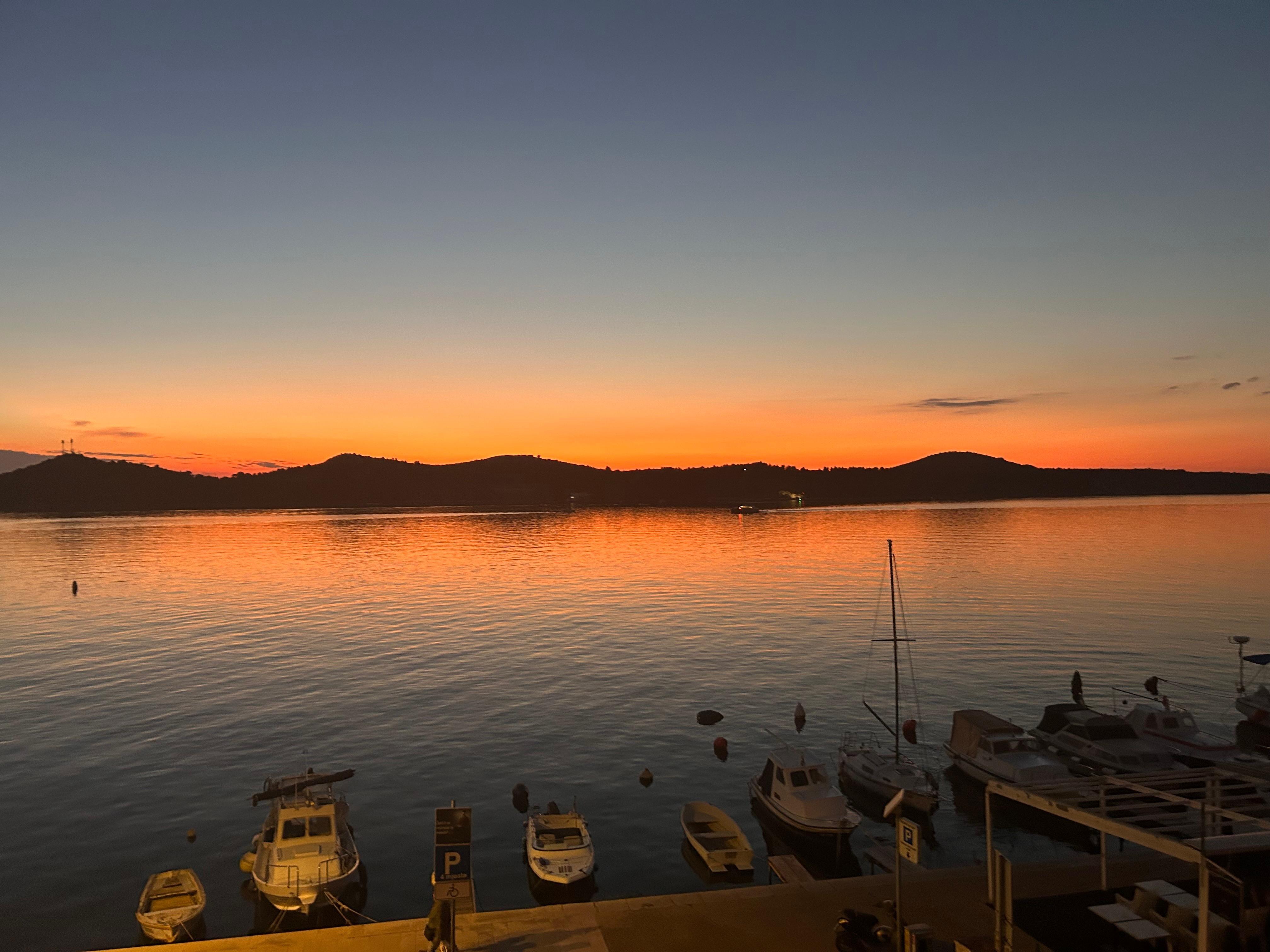 Sunset from the room