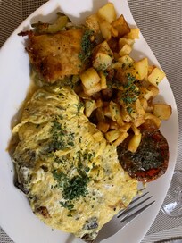 Omelette aux cèpes généreuse