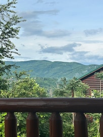 The only view you could see from the front top balcony