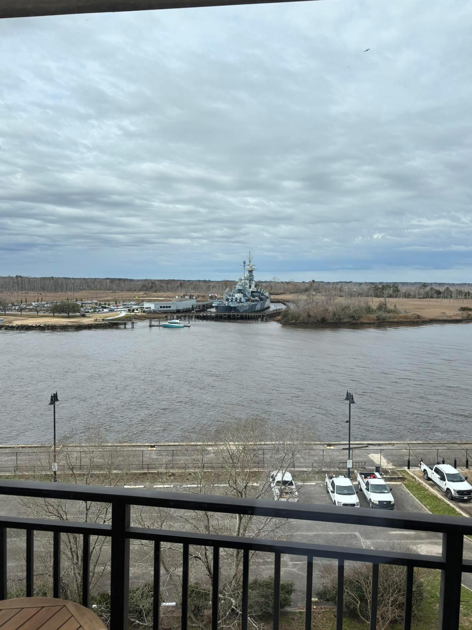 View from our balcony