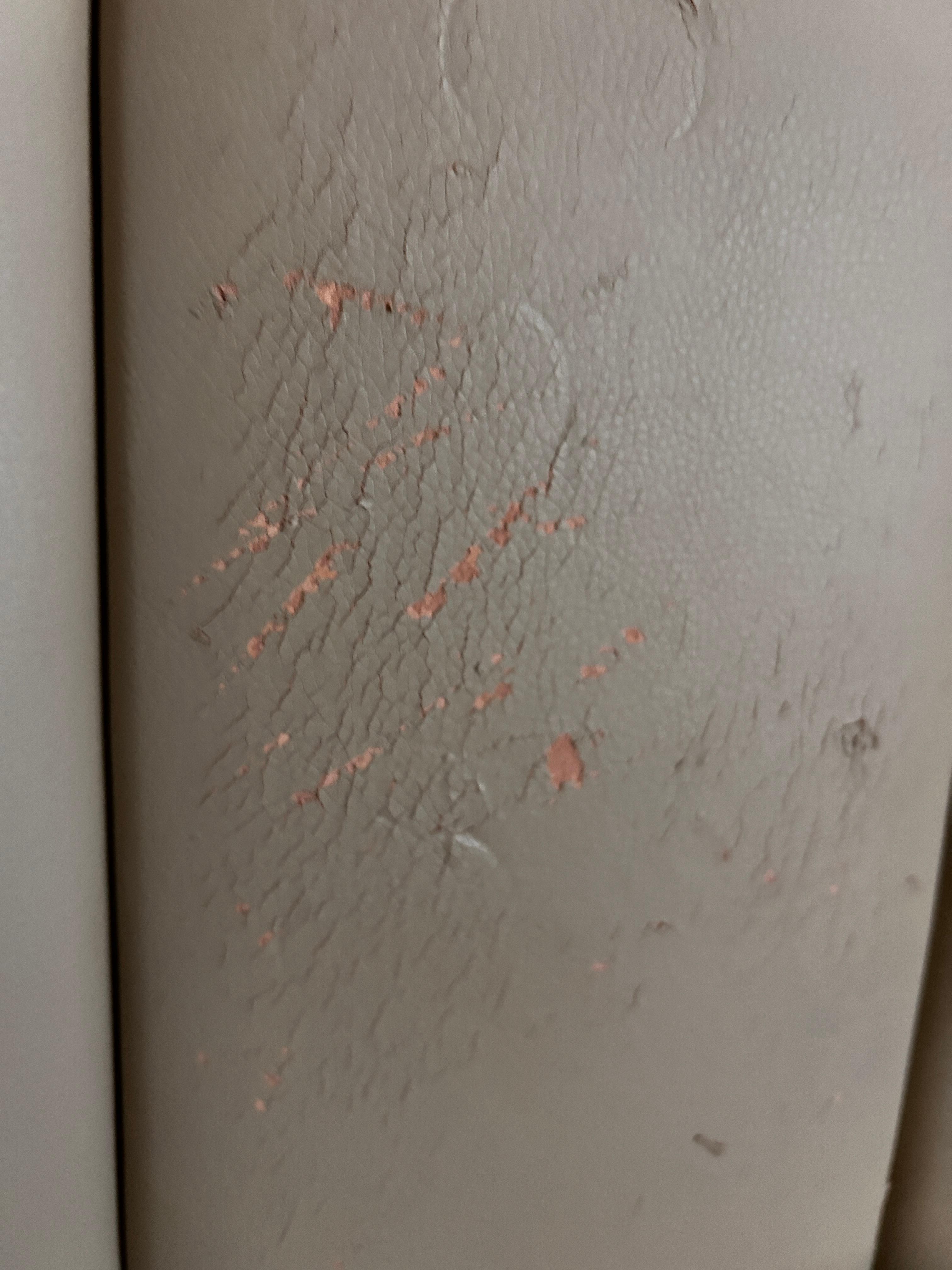 Ripped to shreds headboard, literally it looks like it’s 50 year-old, and disgusting.