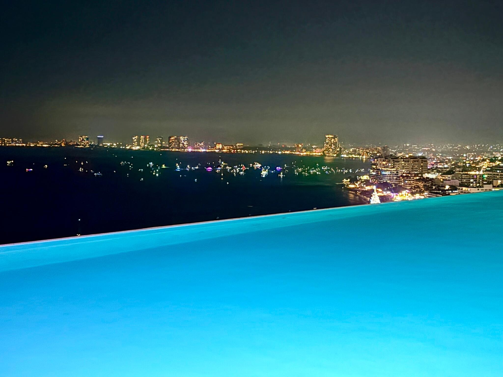Pool at night
