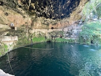 Cenote Zaci, Sicht von Boden