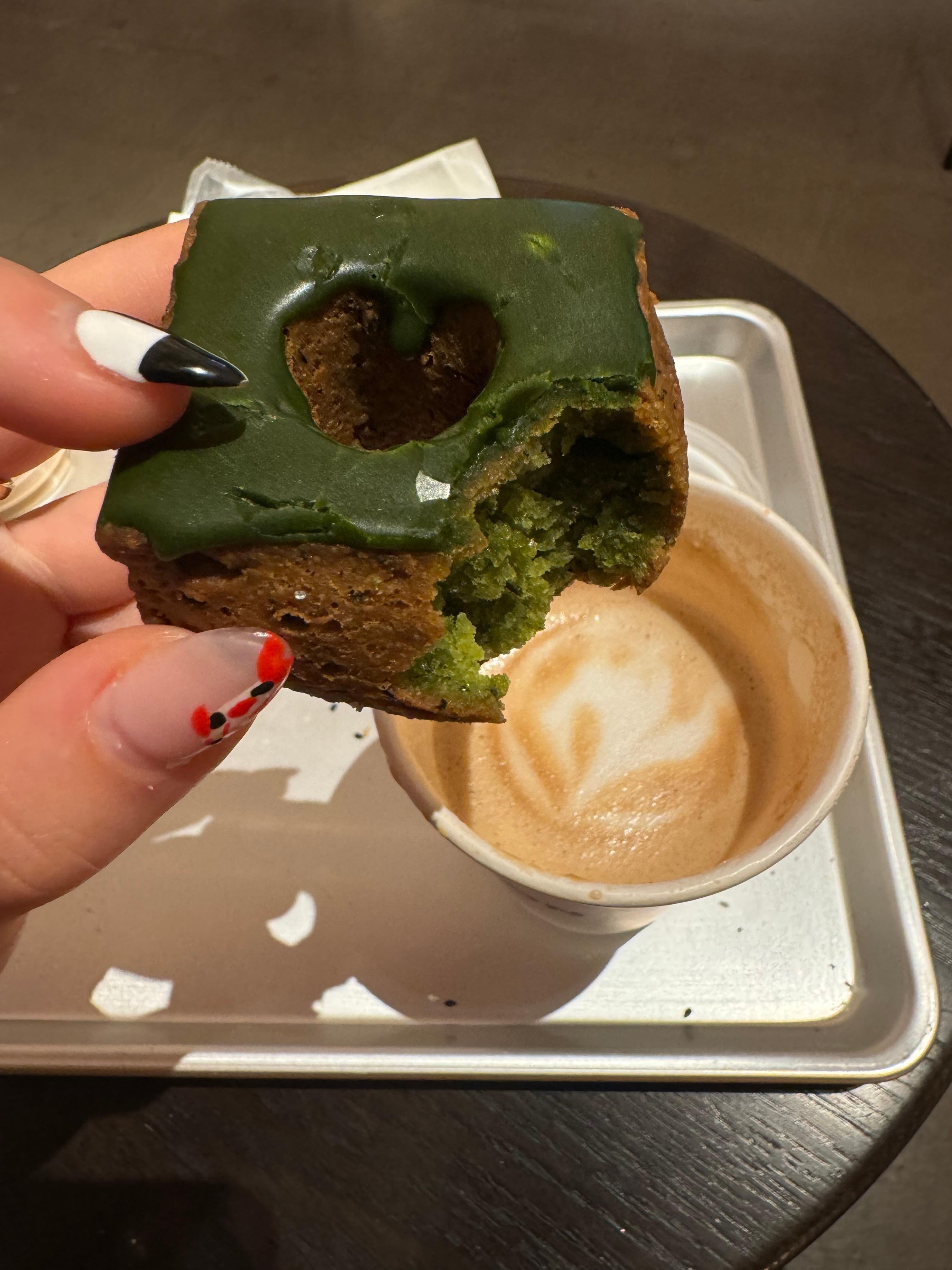 Matcha donut